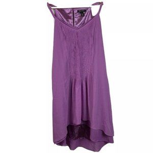 WHBM White House Black Market Womens Size 2 Tank Top Maxi Ruffle Front Dress